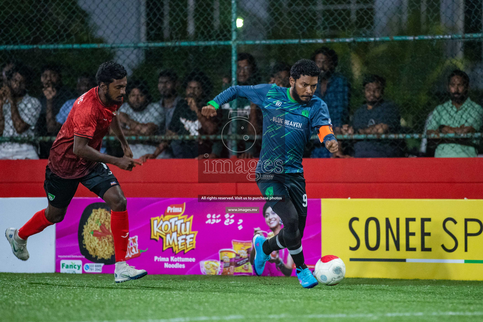 Sh. Foakaidhoo vs Sh. Feevah in Day 2 of Golden Futsal Challenge 2023 on 06 February 2023 in Hulhumale, Male, Maldives