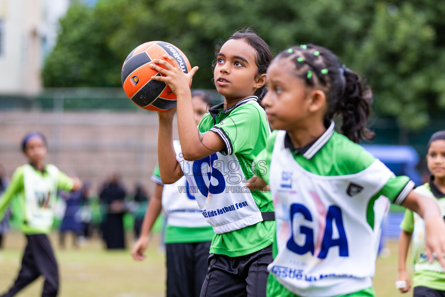 Day 3 of Nestle' Kids Netball Fiesta 2023 held in Henveyru Stadium, Male', Maldives on Saturday, 2nd December 2023. Photos by Nausham Waheed / Images.mv