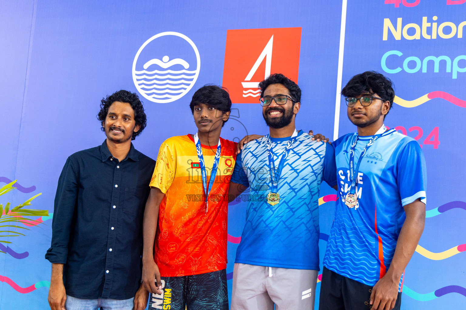 Day 7 of National Swimming Competition 2024 held in Hulhumale', Maldives on Thursday, 19th December 2024.
Photos: Ismail Thoriq / images.mv