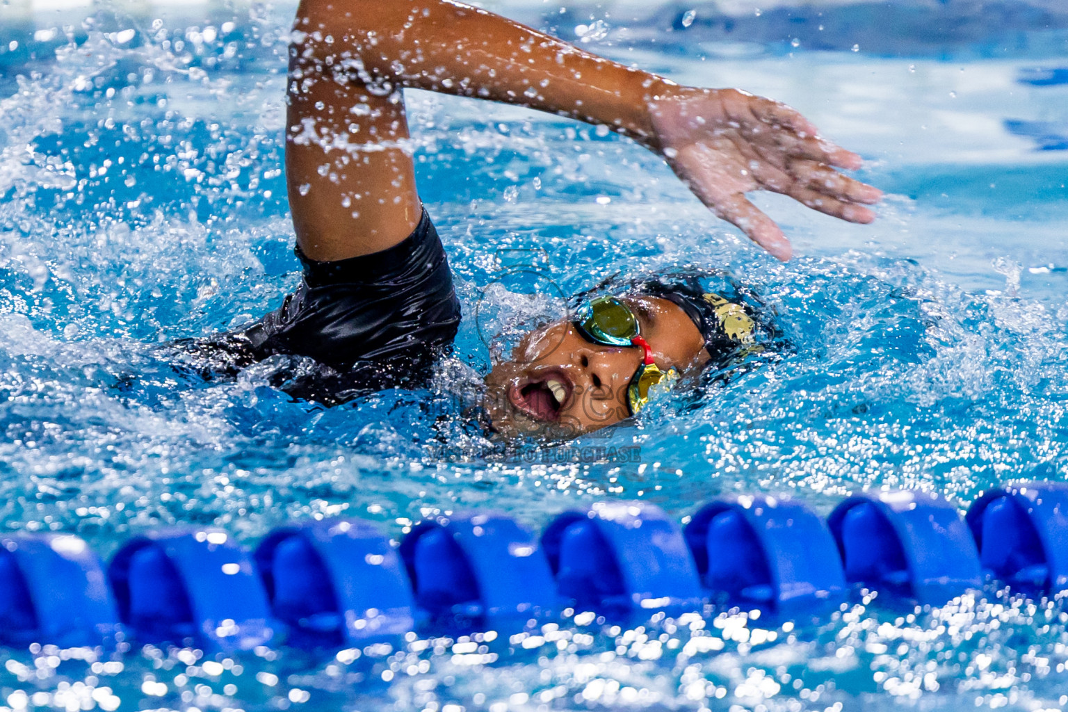 Day 3 of 20th BMLInter-school Swimming Competition 2024 held in Hulhumale', Maldives on Monday, 14th October 2024. Photos: Nausham Waheed / images.mv