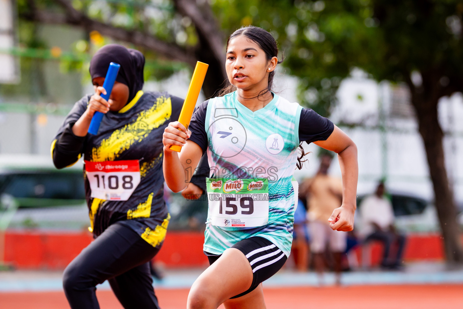 Day 6 of Inter-school Athletics Championship 2025 held in Ekuveni Synthetic Track, Male', Maldives on Sunday, 12th October 2025. Photos by: Nausham Waheed / Images.mv