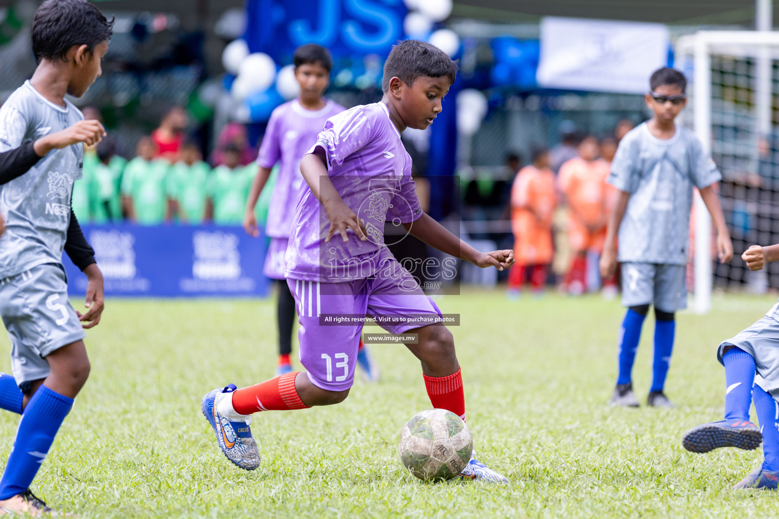 Day 2 of Nestle kids football fiesta, held in Henveyru Football Stadium, Male', Maldives on Thursday, 12th October 2023 Photos: Nausham Waheed/ Shuu Abdul Sattar Images.mv