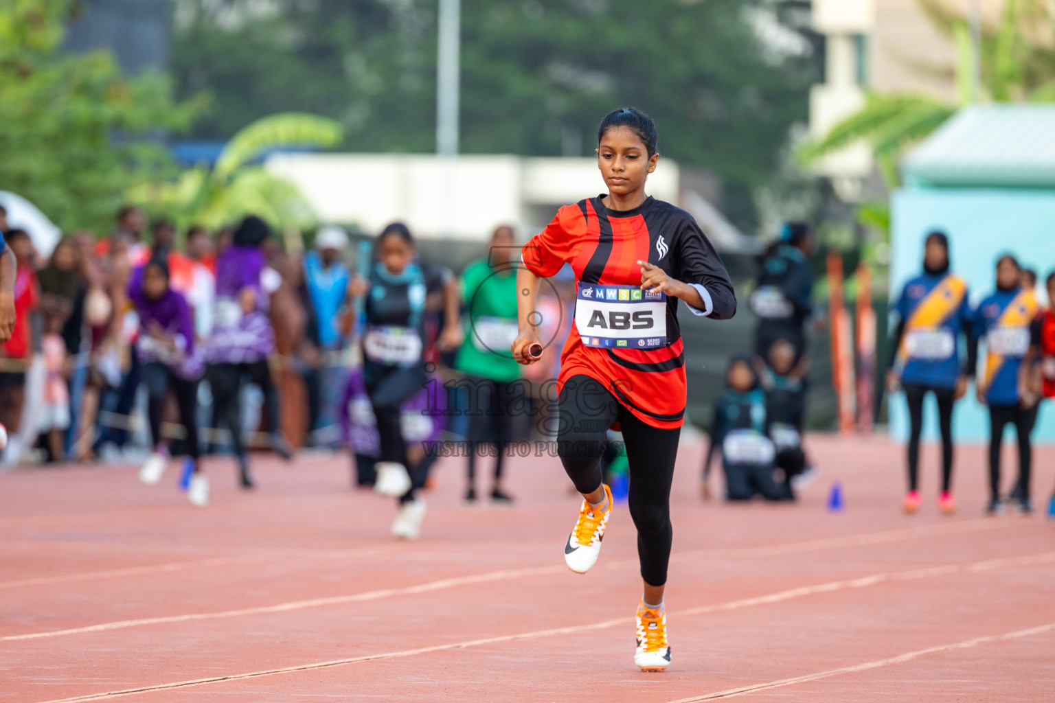 Day 5 of MWSC Interschool Athletics Championships 2024 held in Hulhumale Running Track, Hulhumale, Maldives on Wednesday, 13th November 2024. Photos by: Ismail Thoriq / Images.mv