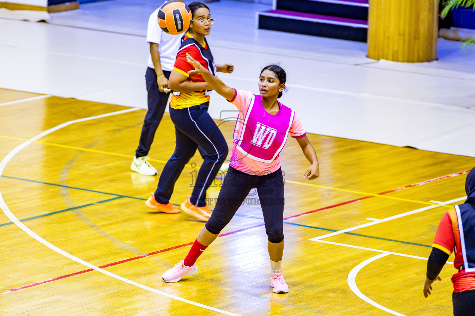 Sports Club Skylark vs Youth United Sports Club in Final of 21st National Netball Tournament was held in Social Canter at Male', Maldives on Monday, 13th May 2024. Photos: Nausham Waheed / images.mv