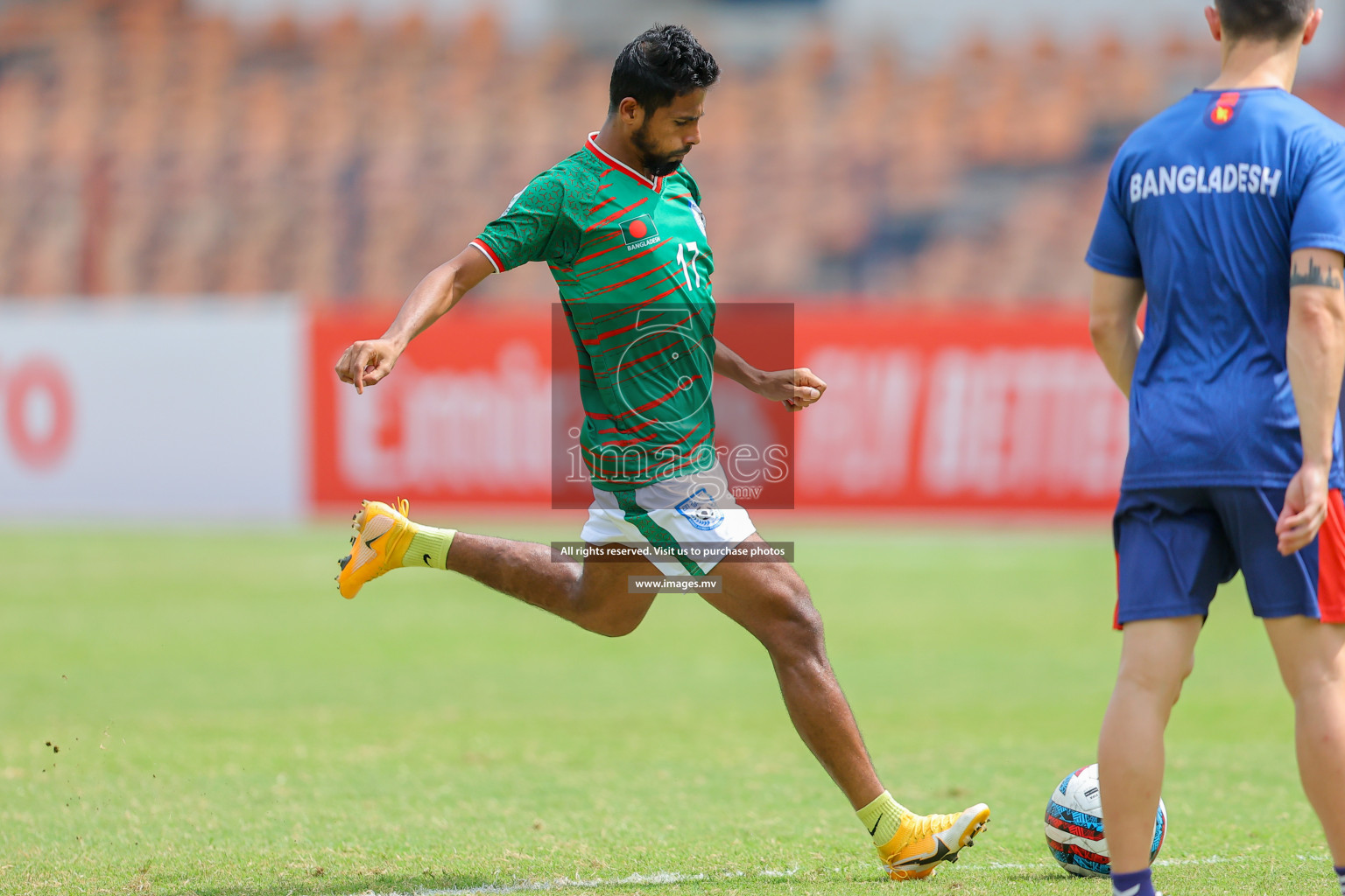 Kuwait vs Bangladesh in the Semi-final of SAFF Championship 2023 held in Sree Kanteerava Stadium, Bengaluru, India, on Saturday, 1st July 2023. Photos: Nausham Waheed, Hassan Simah / images.mv