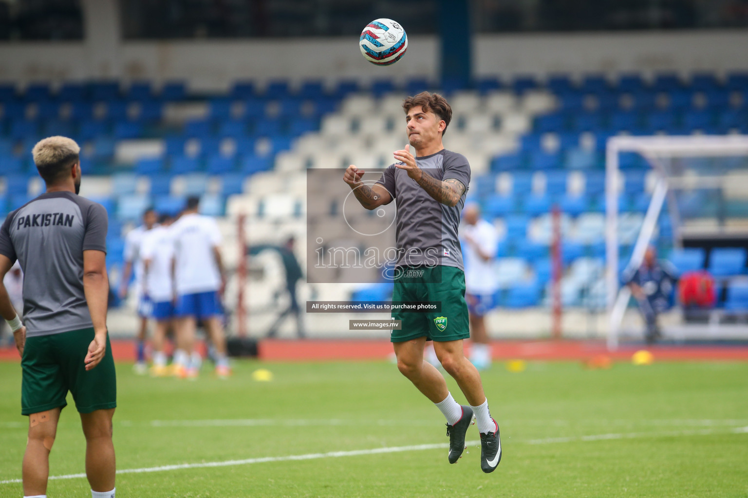 Pakistan vs Kuwait in SAFF Championship 2023 held in Sree Kanteerava Stadium, Bengaluru, India, on Saturday, 24th June 2023. Photos: Nausham Waheed, Hassan Simah / images.mv