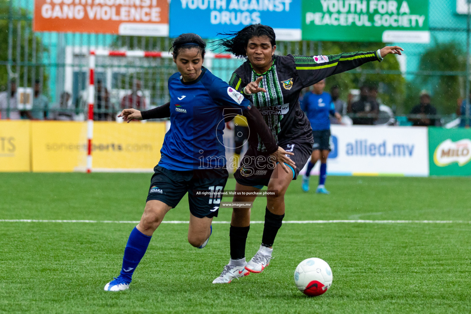 WAMCO vs Team Fenaka in Eighteen Thirty Women's Futsal Fiesta 2022 was held in Hulhumale', Maldives on Friday, 14th October 2022. Photos: Hassan Simah / images.mv