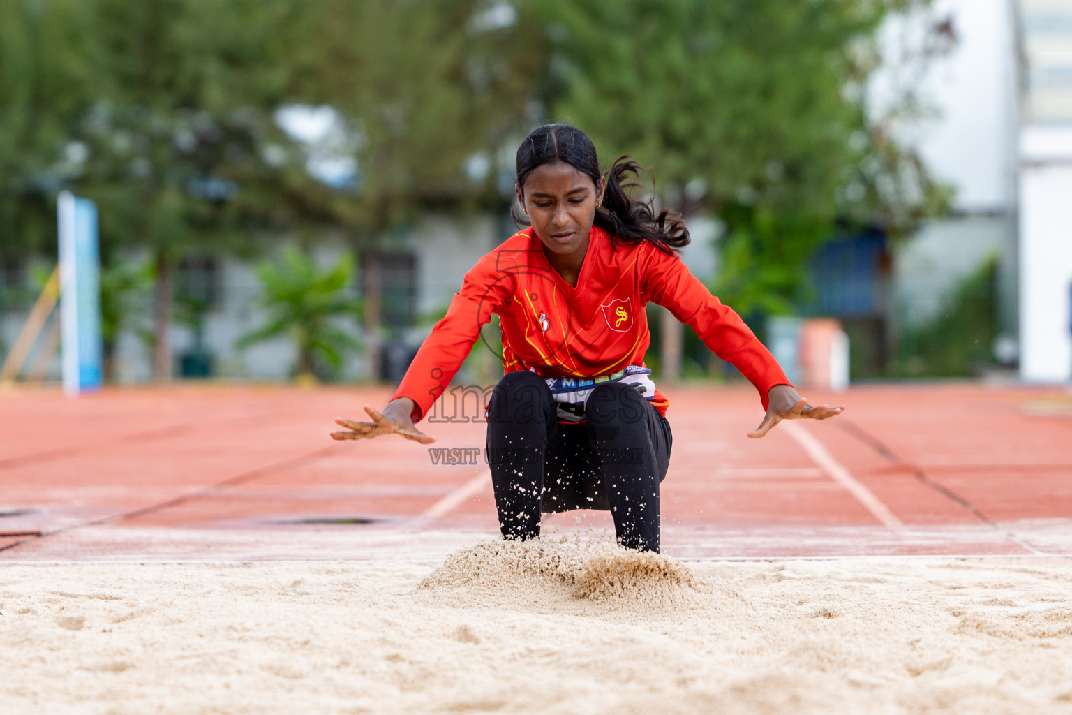 Day 1 of MWSC Interschool Athletics Championships 2024 held in Hulhumale Running Track, Hulhumale, Maldives on Saturday, 9th November 2024. 
Photos by: Ismail Thoriq, Hassan Simah / Images.mv