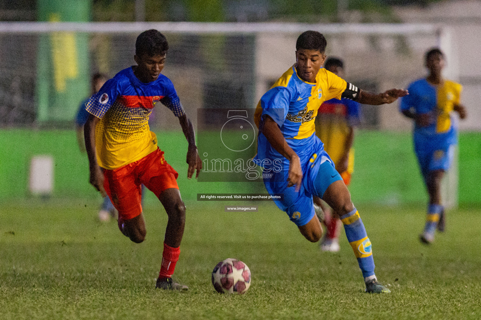 Day 1 of MILO Academy Championship 2023 (u14) was held in Henveyru Stadium Male', Maldives on 3rd November 2023. Photos: Nausham Waheed / images.mv