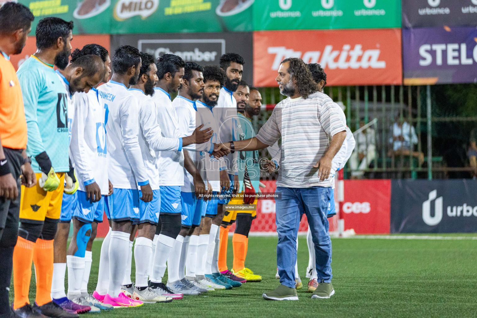 Team Fenaka vs Club AVSEC in Club Maldives Cup 2023 held in Hulhumale, Maldives, on Tuesday, 18th July 2023 Photos: Nausham Waheed / images.mv