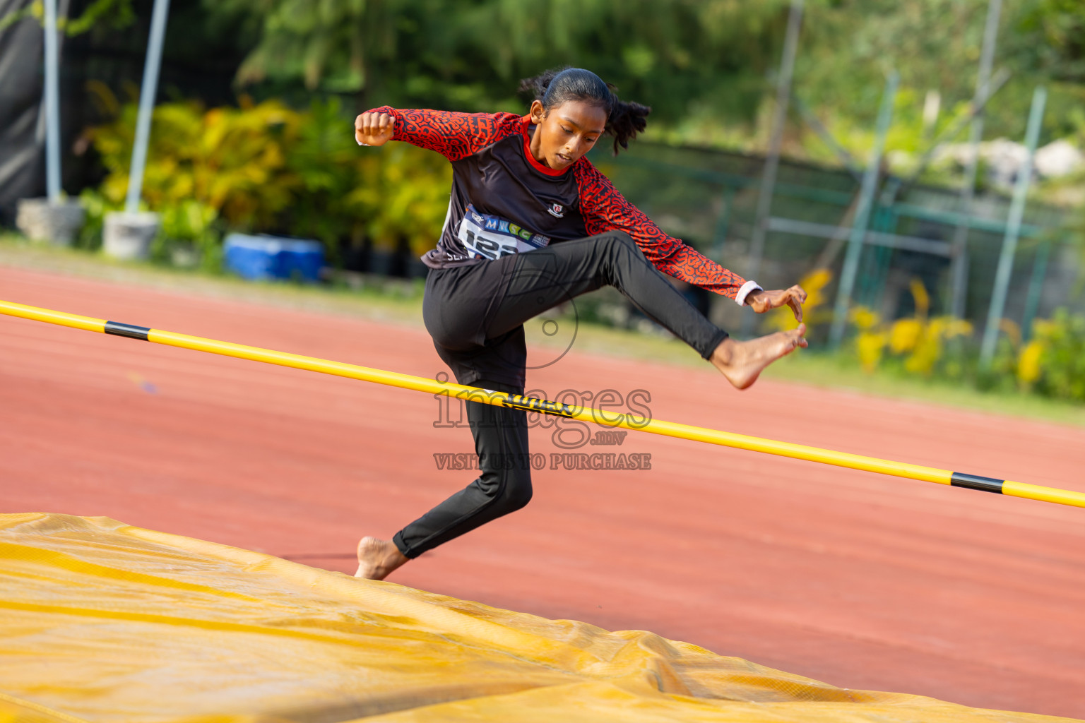 Day 4 of MWSC Interschool Athletics Championships 2024 held in Hulhumale Running Track, Hulhumale, Maldives on Tuesday, 12th November 2024. Photos by: Ismail Thoriq / Images.mv