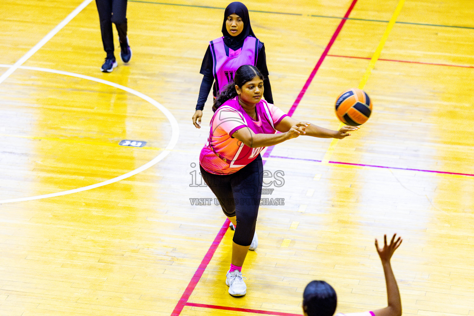 Day 5 of 21st National Netball Tournament was held in Social Canter at Male', Maldives on Sunday, 13th May 2024. Photos: Nausham Waheed / images.mv