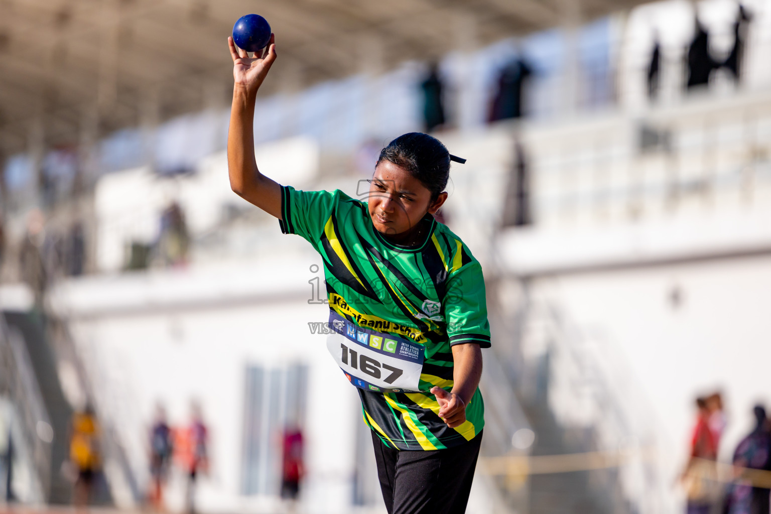 Day 4 of MWSC Interschool Athletics Championships 2024 held in Hulhumale Running Track, Hulhumale, Maldives on Tuesday, 12th November 2024. Photos by: Nausham Waheed / Images.mv