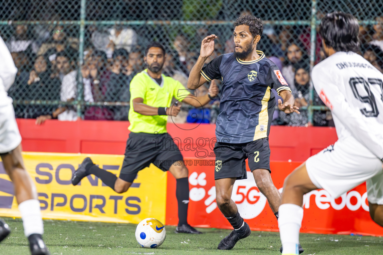 R Dhuvaafaru vs R Inguraidhoo in Raa Atoll Final in Day 24 of Golden Futsal Challenge 2025 was held on Tuesday , 28th January 2025, in Hulhumale', Maldives. Photos: Ismail Thoriq / images.mv