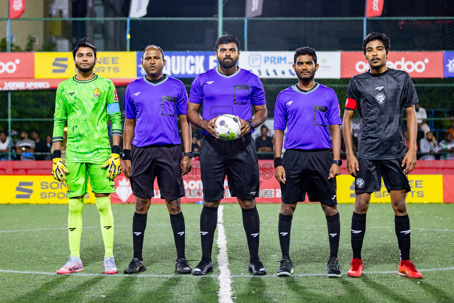 GA Nilandhoo vs GA Kanduhulhudhoo in Day 24 of Golden Futsal Challenge 2024 was held on Wednesday  , 7th February 2024 in Hulhumale', Maldives Photos: Nausham Waheed / images.mv