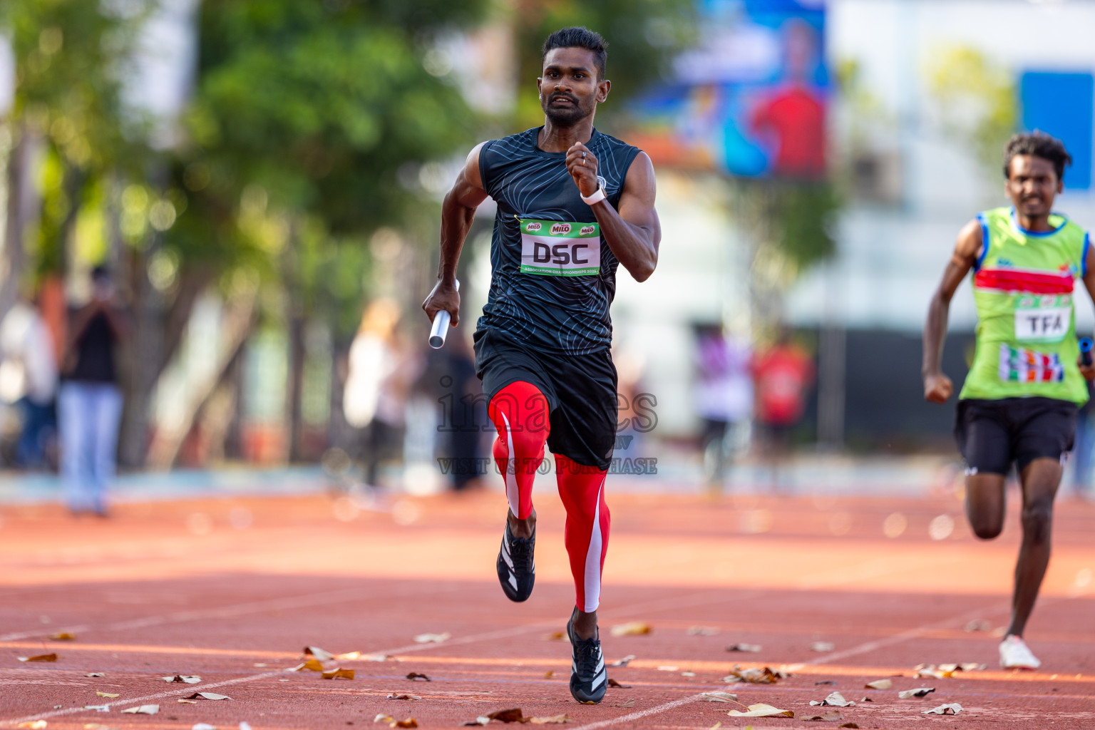 Day 2 of 12th Milo Association Championships was held in Ekuveni Track at Male', Maldives on Friday, 25th April 2025. Photos: Ismail Thoriq / images.mv