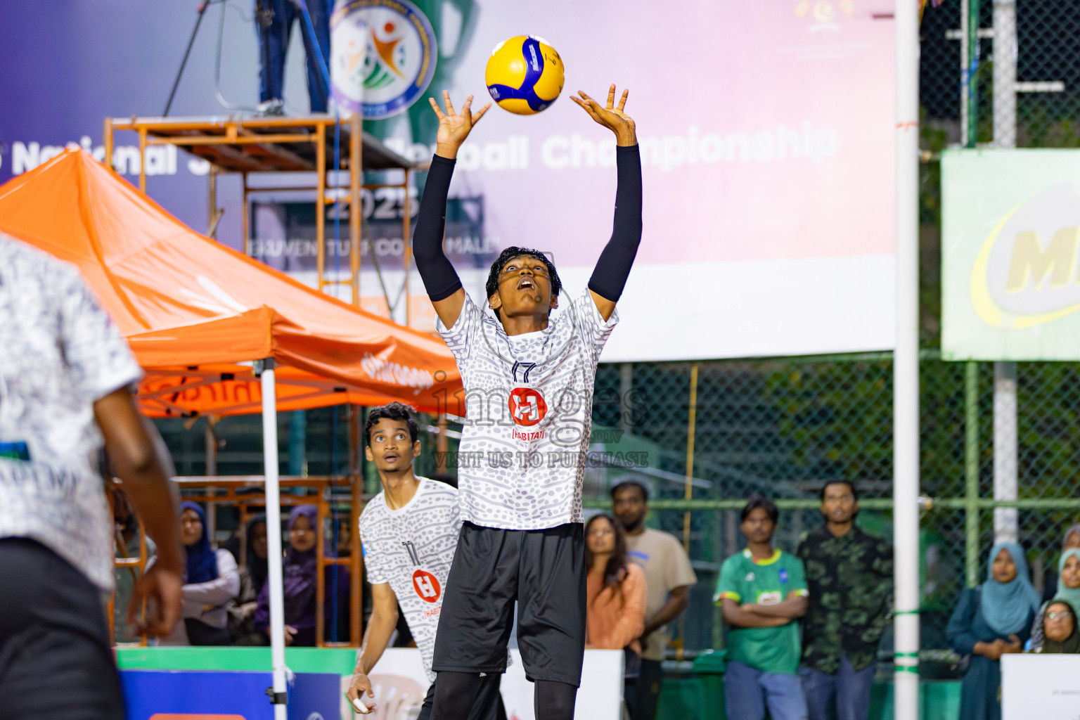 Semi Finals of Milo National Junior Volleyball Championship 2025 Day 5 was held on Thursday, 27th November 2025 at Ekuveni Turf Court Male', Maldives. Photos: Areef Adam / images.mv