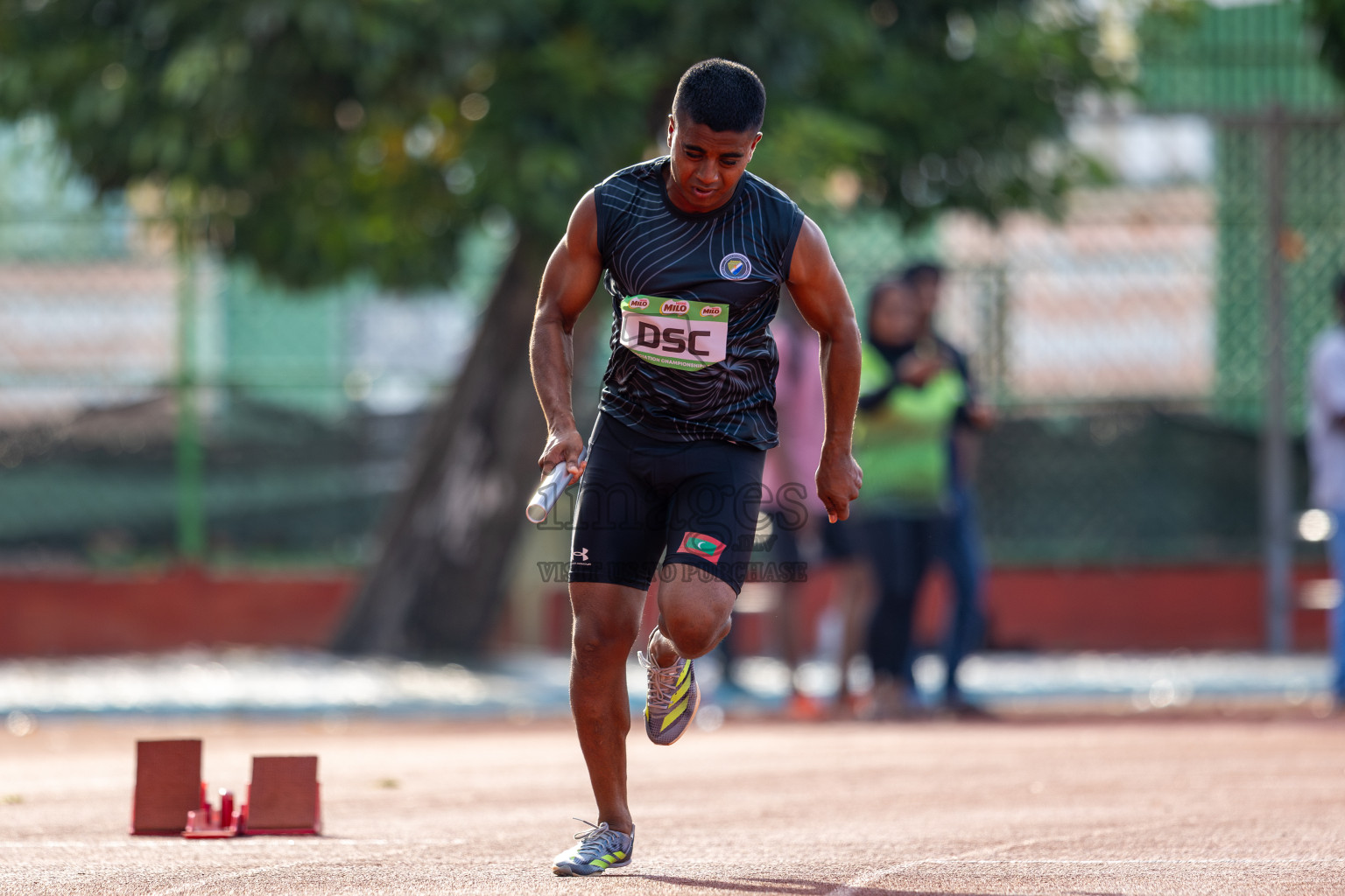 Day 2 of 12th Milo Association Championships was held in Ekuveni Track at Male', Maldives on Friday, 25th April 2025. Photos: Ismail Thoriq / images.mv