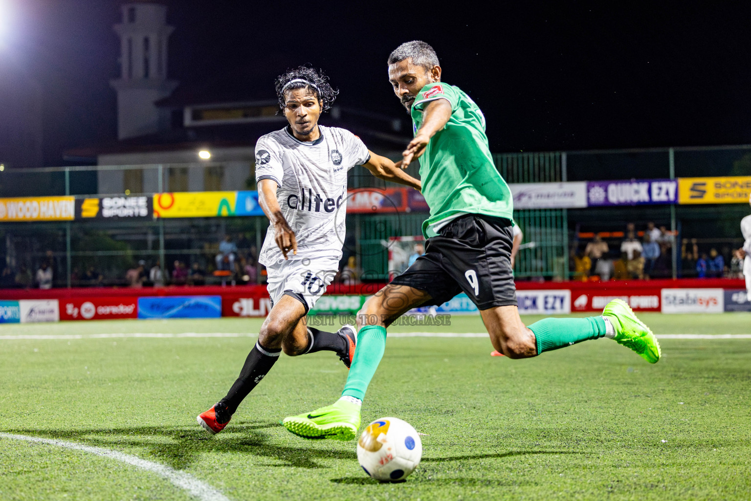 GDh Madaveli VS GDh Thinadhoo in Day 7 of Golden Futsal Challenge 2025 was held on Saturday, 11th January 2025, in Hulhumale', Maldives Photos: Nausham Waheed / images.mv