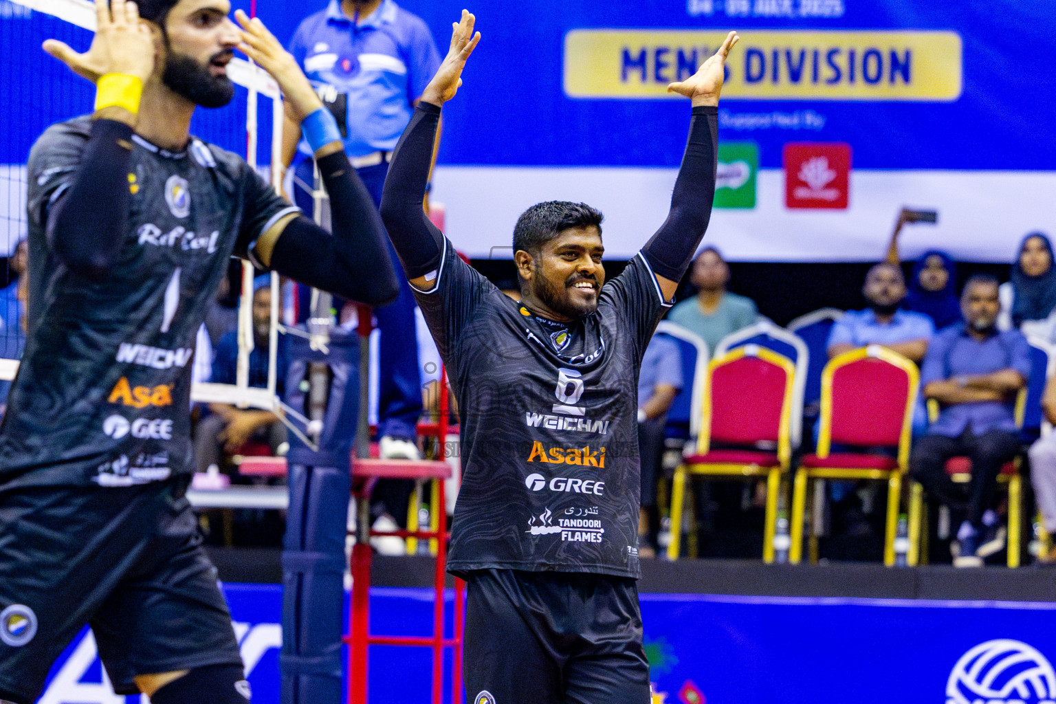 Dhivehi Sifainge Club vs Club HDC in the Final of MILO VAM Cup 2025 held in Male', Maldives on Wednesday, 2nd July 2025 at Social Center Indoor Hall Photos By: Nausham Waheed / images.mv