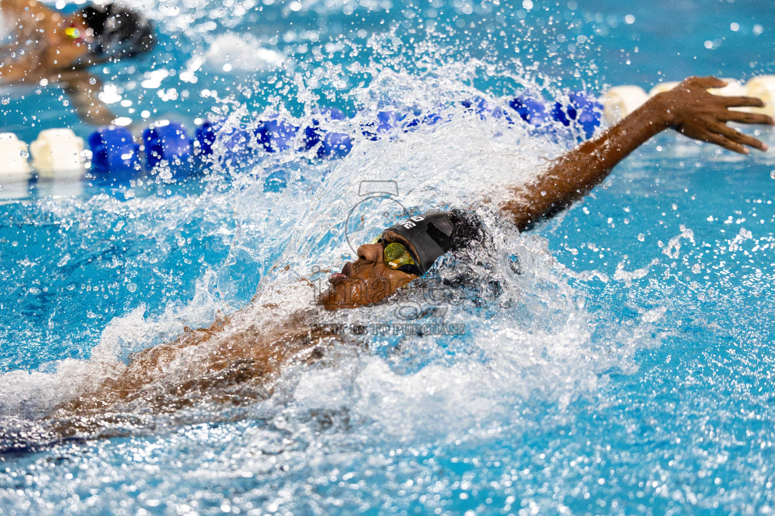 Day 6 of National Swimming Competition 2024 held in Hulhumale', Maldives on Wednesday, 18th December 2024. Photos: Mohamed Mahfooz Moosa / images.mv