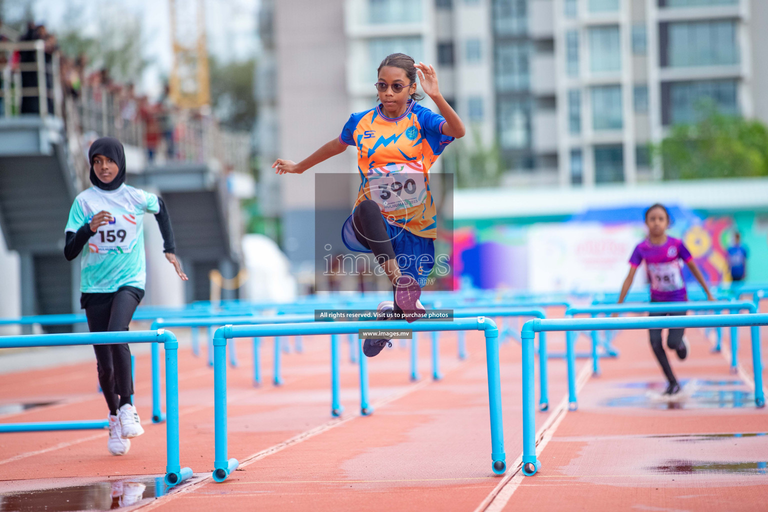 Day two of Inter School Athletics Championship 2023 was held at Hulhumale' Running Track at Hulhumale', Maldives on Sunday, 15th May 2023. Photos: Nausham Waheed / images.mv