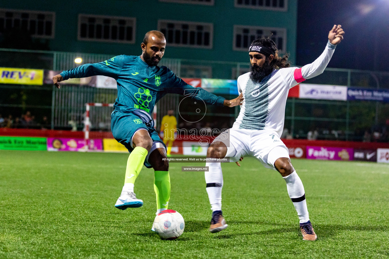 Th. Buruni vs Th. Thimarafushi in Day 6 of Golden Futsal Challenge 2023 on 10 February 2023 in Hulhumale, Male, Maldives