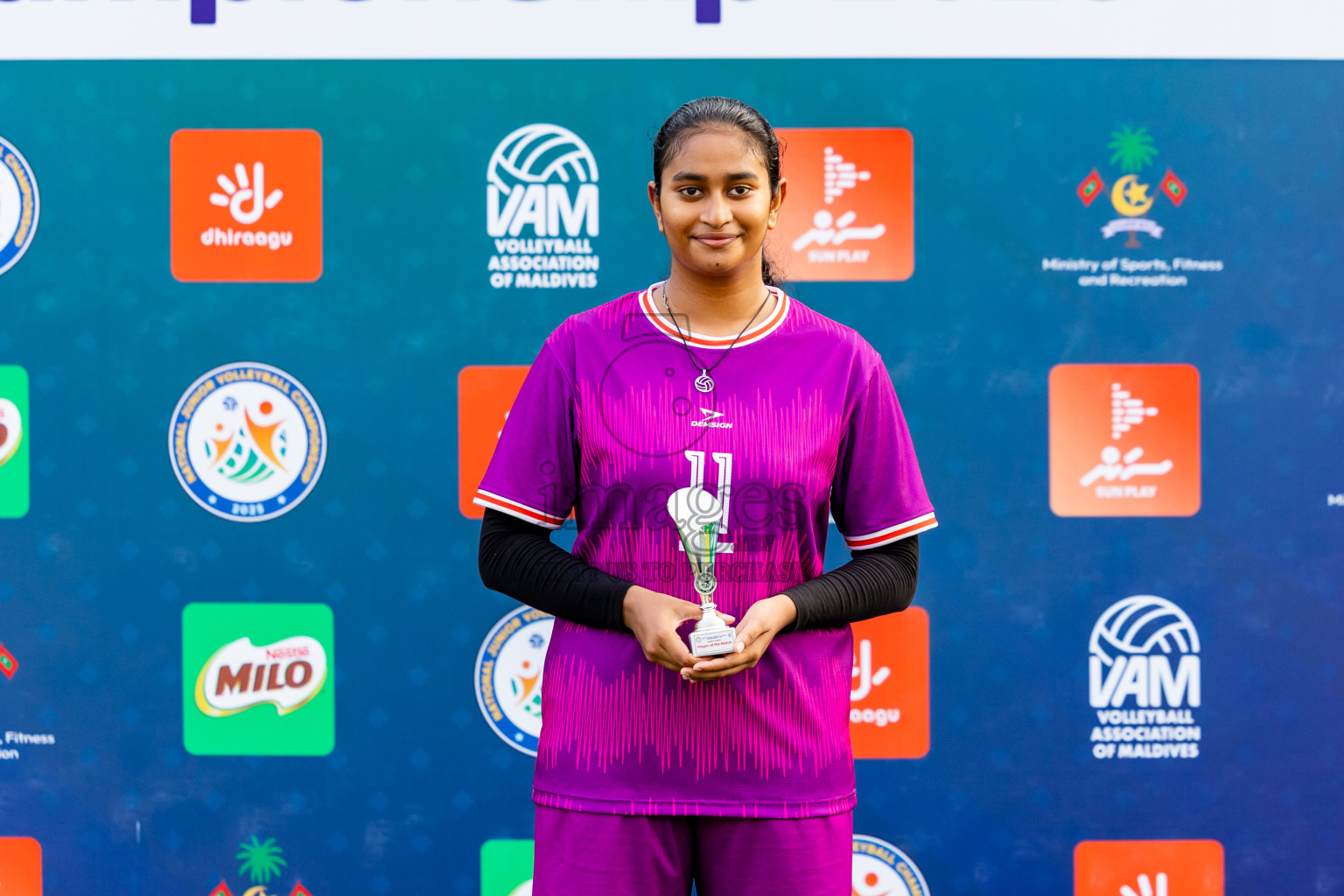 City Sports Club vs Alma Sports Club in Milo National Junior Volleyball Championship 2025 Day 4 was held on Tuesday, 25th November 2025 at Ekuveni Turf Court Male', Maldives. Photos: Nausham Waheed / images.mv