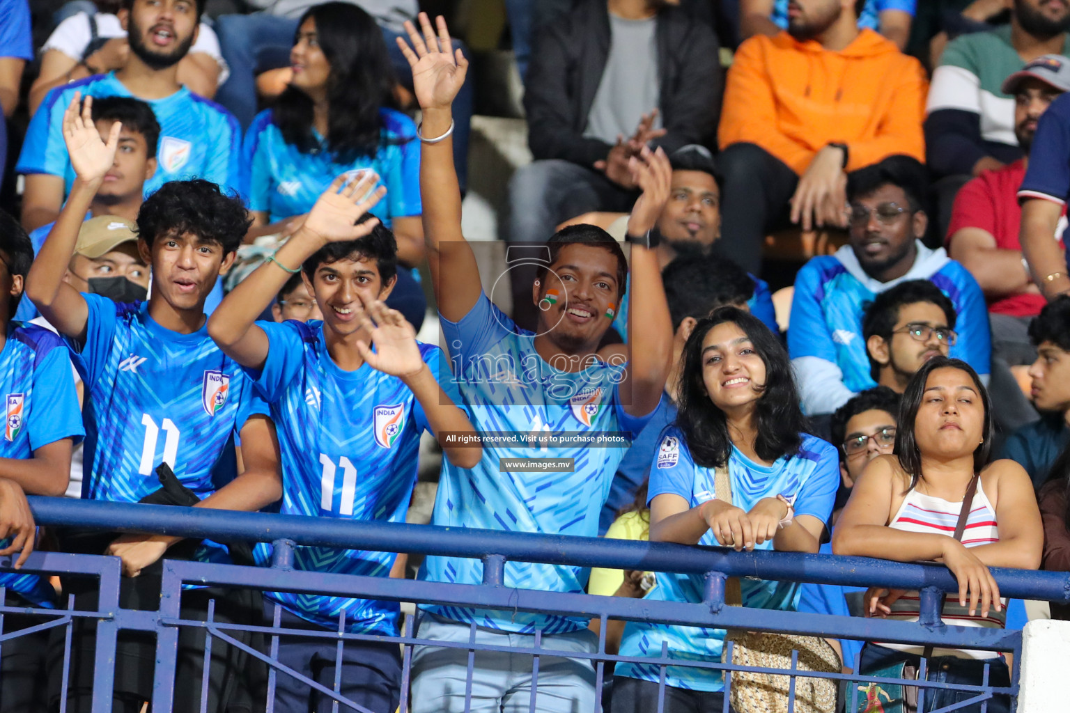 Kuwait vs India in the Final of SAFF Championship 2023 held in Sree Kanteerava Stadium, Bengaluru, India, on Tuesday, 4th July 2023. Photos: Nausham Waheed, Hassan Simah / images.mv