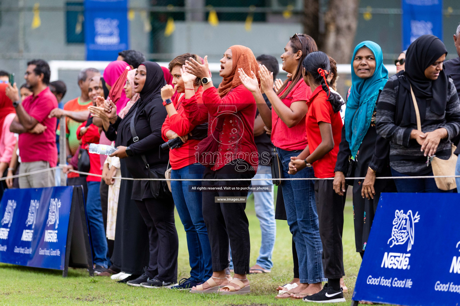 Day 2 of Nestle' Kids Netball Fiesta 2023 held in Henveyru Stadium, Male', Maldives on Thursday, 1st December 2023. Photos by Nausham Waheed / Images.mv