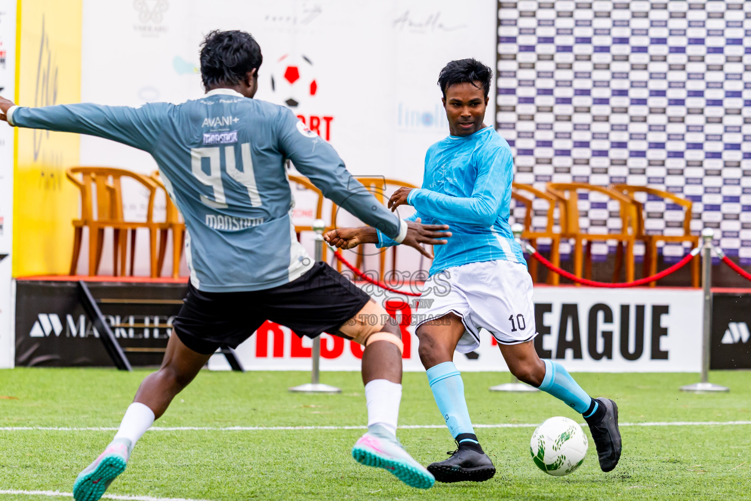 Four seasons vs Avani in Day 3 of Resort League 2025 (Baa Zone) was held on Saturday, 12th July 2025 in Avani+ Fares Maldives Resort, Baa Atoll, Maldives. Photos: Nausham Waheed / images.mv
