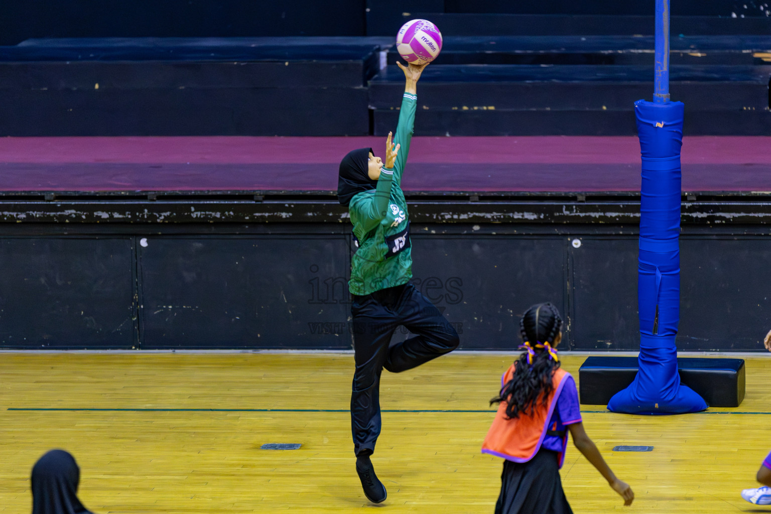 Day 4 of Inter-School Netball Tournament 2025 was held in Social Center Indoor Hall on Tuesday, 21th October 2025. Photos: Areef Adam / images.mv