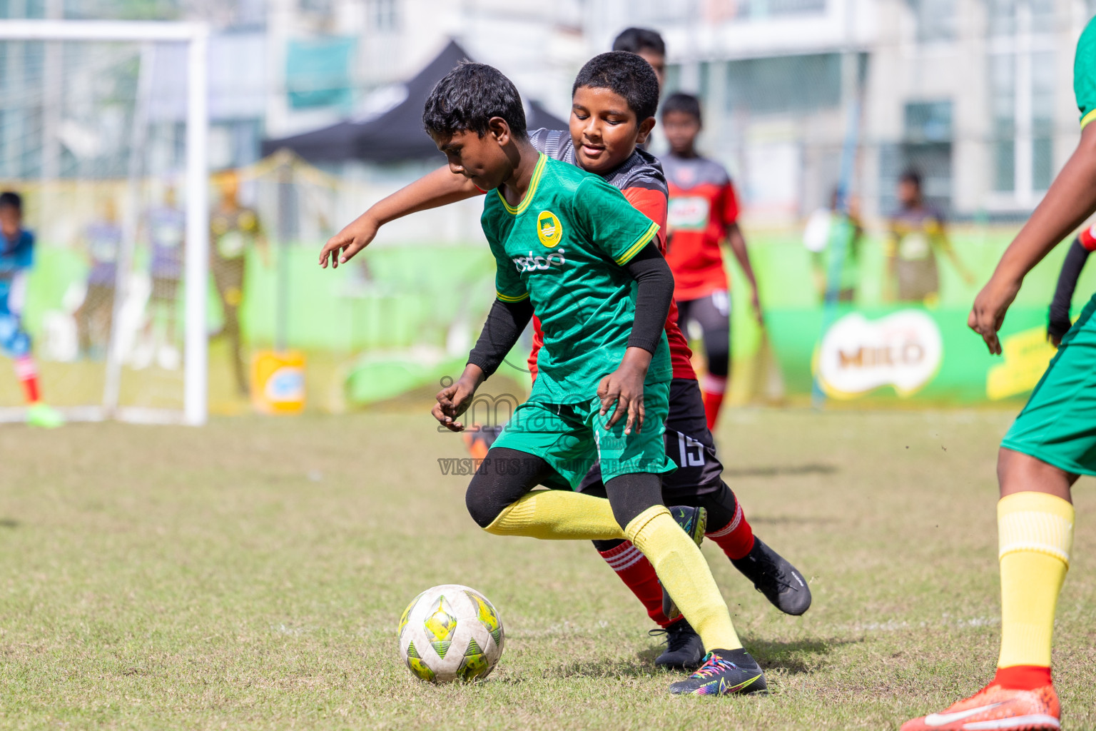 Day 2 of MILO Academy Championship 2024 - U12 was held at Henveiru Grounds in Male', Maldives on Friday, 5th July 2024. Photos: Mohamed Mahfooz Moosa / images.mv