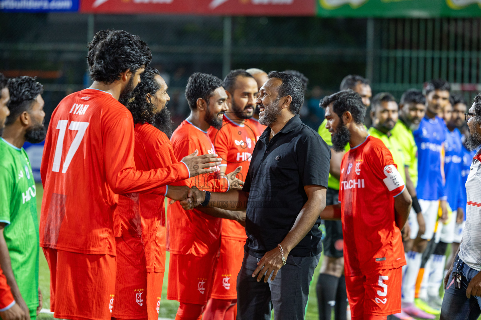 STO vs CRC in Day 4 of Club Maldives Cup 2025 was held in Rehendi Futsal Ground, Hulhumale', Maldives on Thursday, 2nd October 2025. Photos: Mohamed Mahfooz Moosa / images.mv