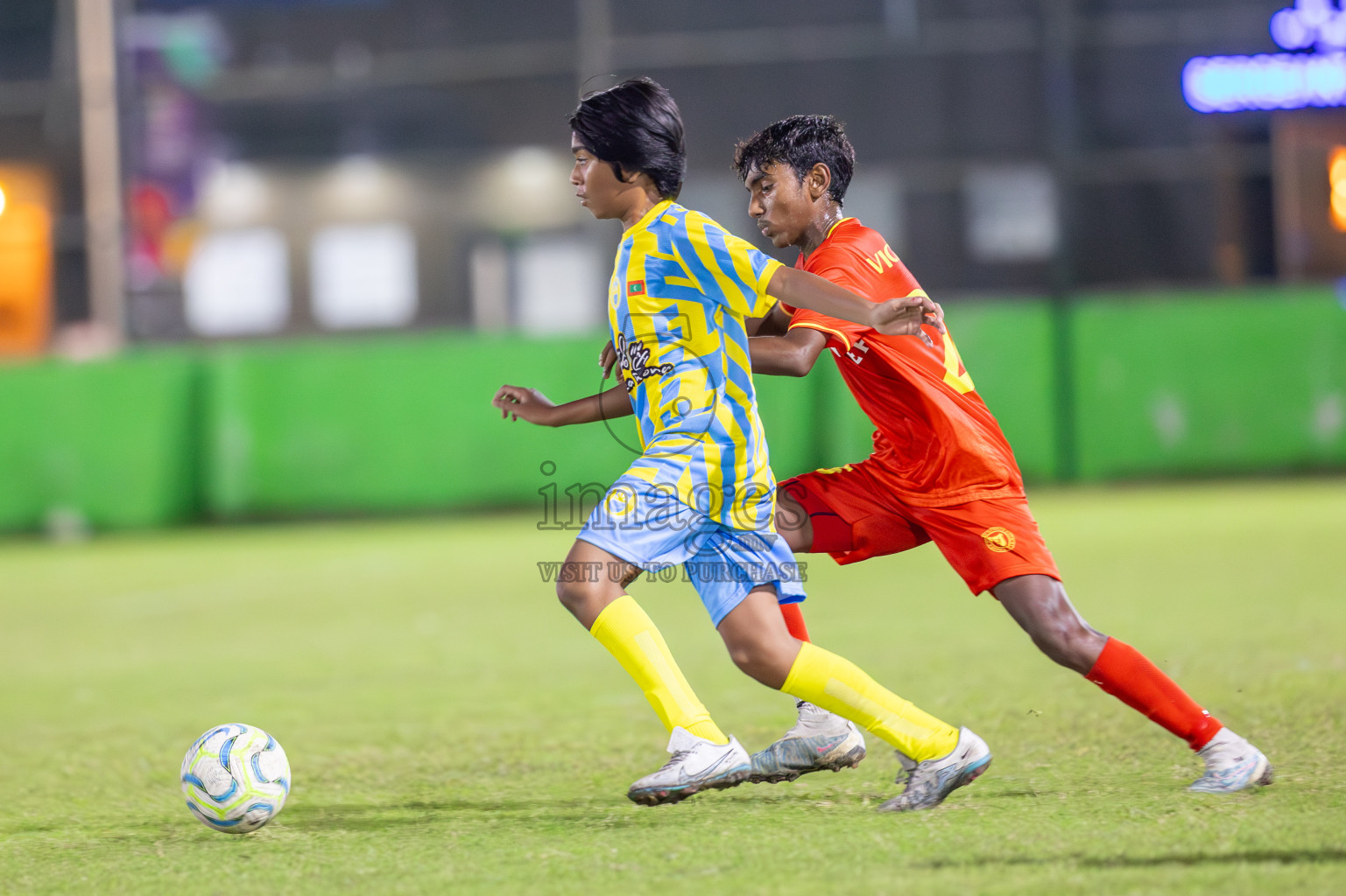 Dhivehi Youth League 2024 - Day 1. Matches held at Henveiru Stadium on 21st November 2024 , Thursday. Photos: Shuu Abdul Sattar/ Images.mv