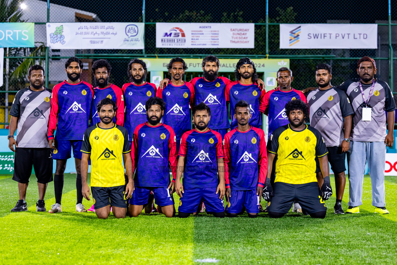 Fools SC vs FC Baaz in Day 2 of Laamehi Dhiggaru Ekuveri Futsal Challenge 2024 was held on Saturday, 27th July 2024, at Dhiggaru Futsal Ground, Dhiggaru, Maldives Photos: Nausham Waheed / images.mv