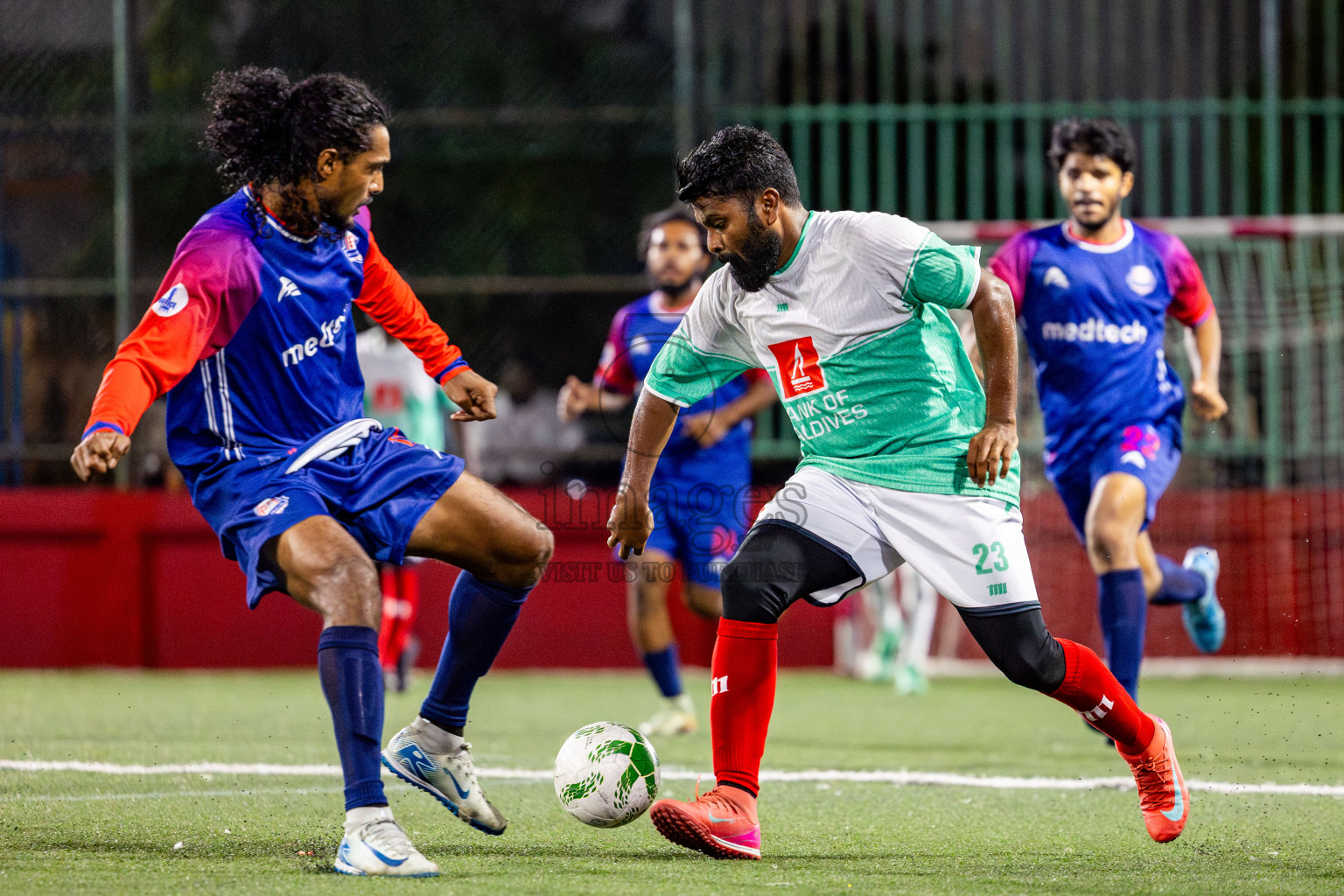Medtech vs BML in Day 4 of Office League 2025 was held on Friday, 19th April 2025 in Hulhumale', Maldives. Photos: Nausham Waheed / images.mv