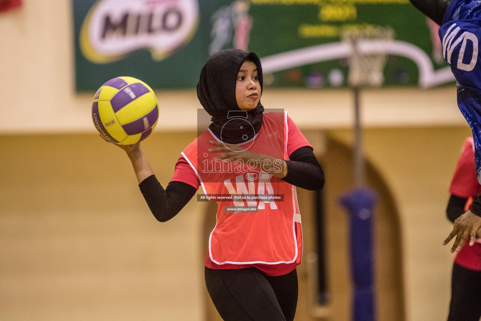 Milo National Netball Tournament 30th November 2021 at Social Center Indoor Court, Male, Maldives. Photos: Shuu & Nausham/ Images Mv