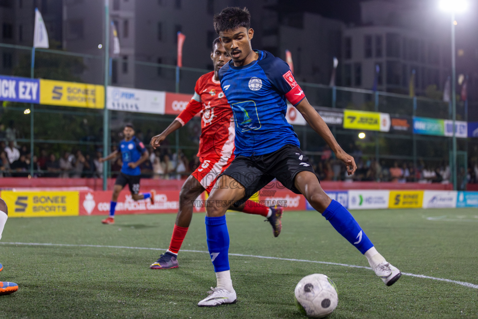 Ha. Maarandhoo vs Ha. Hoarafushi in Day 13 of Golden Futsal Challenge 2024 was held on Saturday, 27th January 2024, in Hulhumale', Maldives Photos: Mohamed Mahfooz Moosa / images.mv