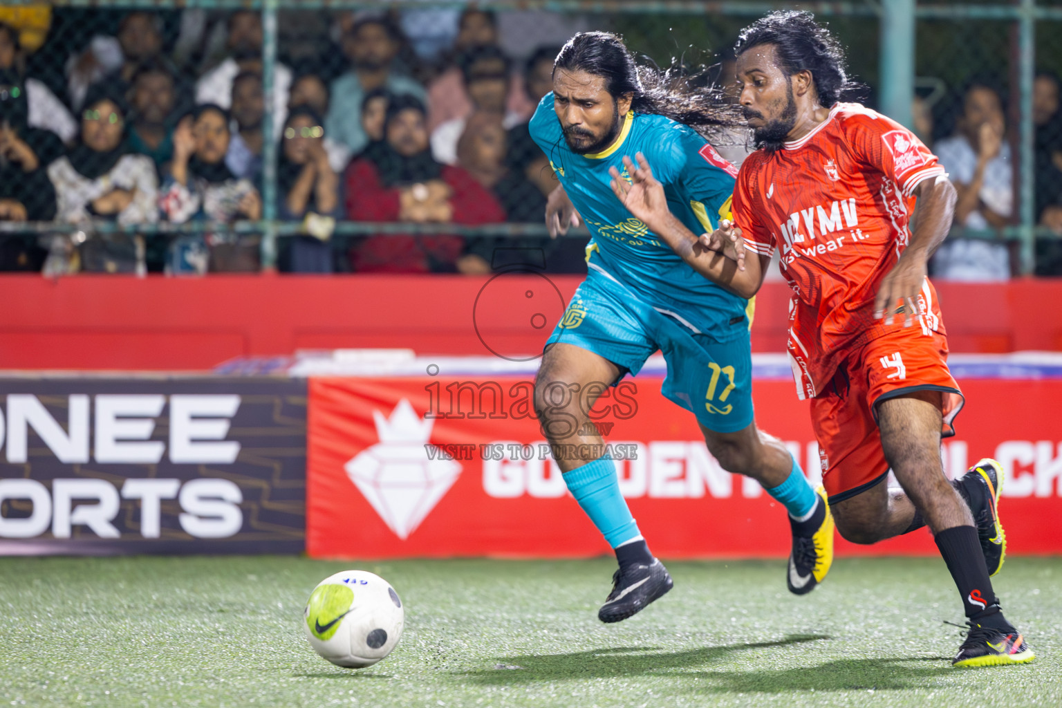 L Maavah VS L Gan in Day 8 of Golden Futsal Challenge 2025 was held on Sunday, 12th January 2025, in Hulhumale', Maldives
Photos: Ismail Thoriq / images.mv
