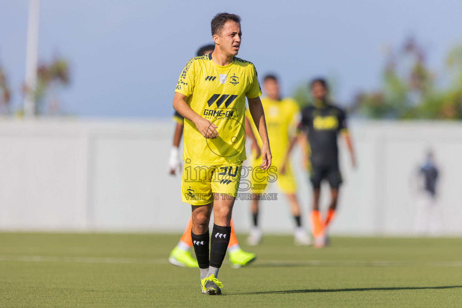 Velaa Sports Club vs Team Middle East in Day 3 of Eydhafushi Cup 2025 held in Eydhafushi Football Stadium at B. Eydhafushi, Maldives on Sunday, 7th September 2025. Photos: Arif Rasheed / images.mv