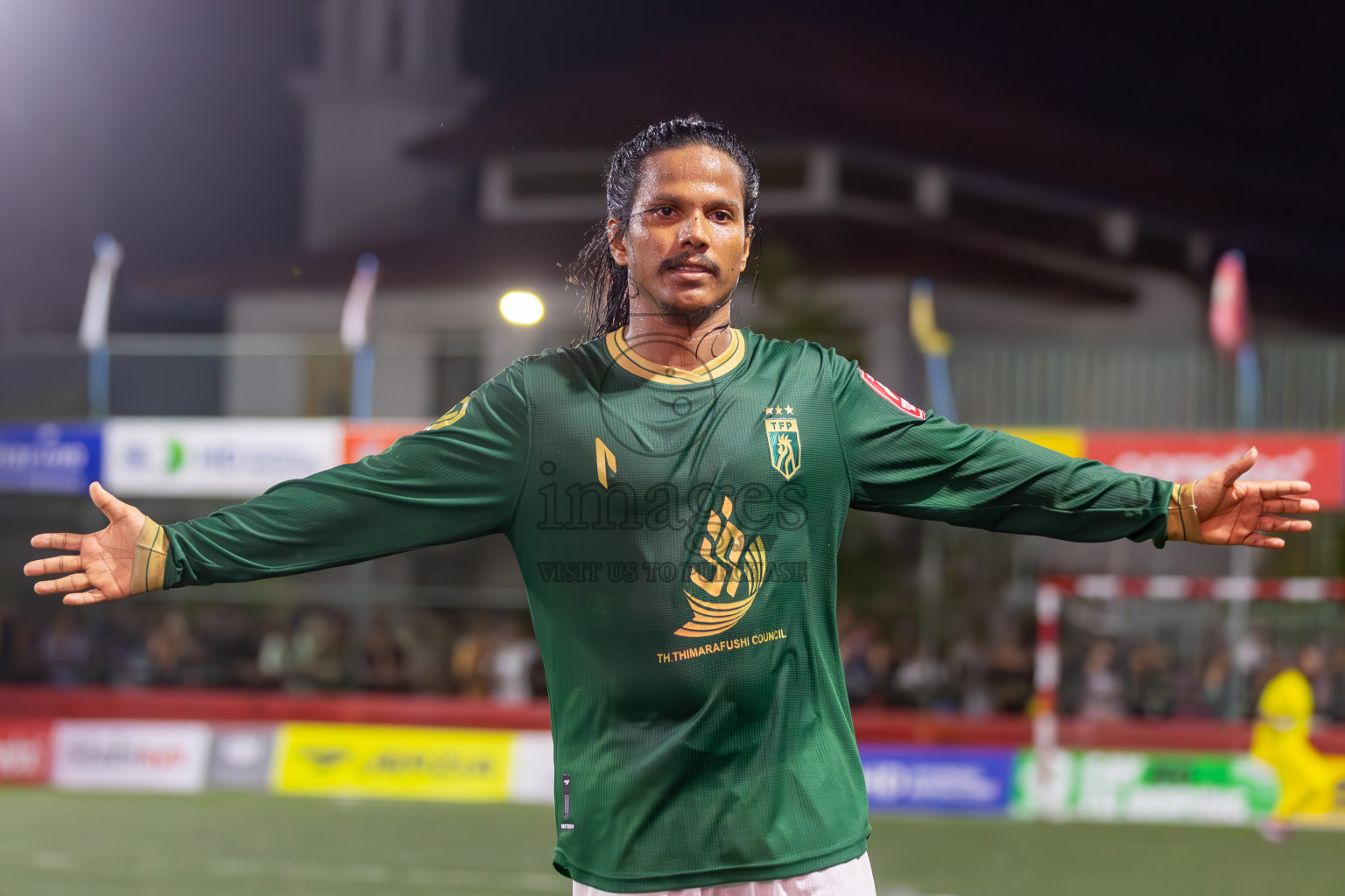 Th Thimarafushi vs HA Utheemu in Round of 16 on Day 40 of Golden Futsal Challenge 2024 which was held on Tuesday, 27th February 2024, in Hulhumale', Maldives Photos: Ismail Thoriq / images.mv