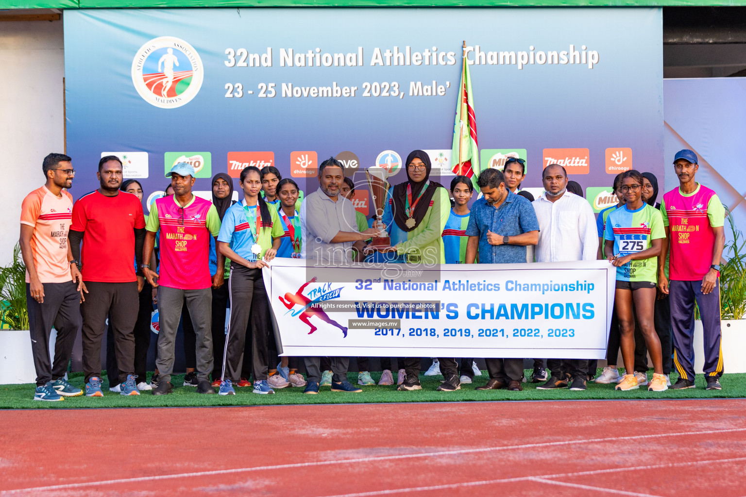 Day 3 of National Athletics Championship 2023 was held in Ekuveni Track at Male', Maldives on Saturday, 25th November 2023. Photos: Nausham Waheed / images.mv