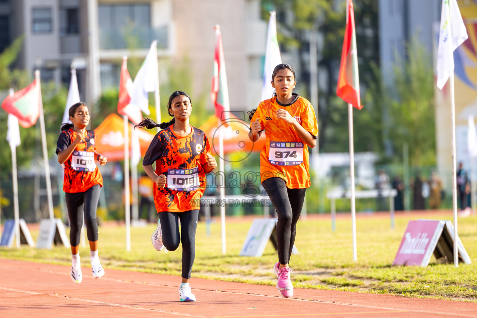 Day 4 of MWSC Interschool Athletics Championships 2024 held in Hulhumale Running Track, Hulhumale, Maldives on Tuesday, 12th November 2024. Photos by: Raaif Yoosuf / Images.mv