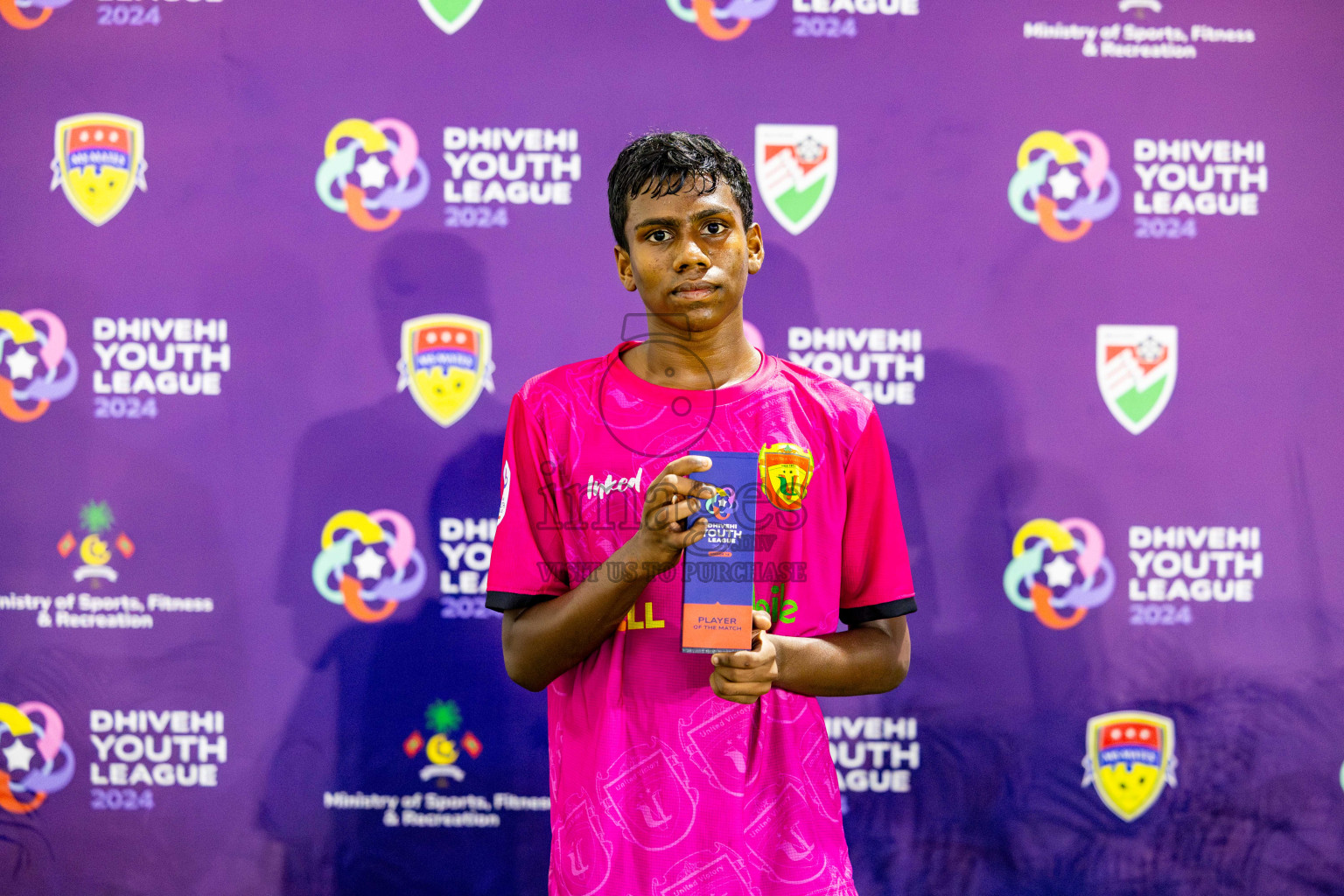 Under 14 United Victory vs Valancia on day 3 of Dhivehi Youth League 2024 held at Henveiru Stadium on Saturday, 23rd November 2024. Photos: Nausham Waheed/ Images.mv