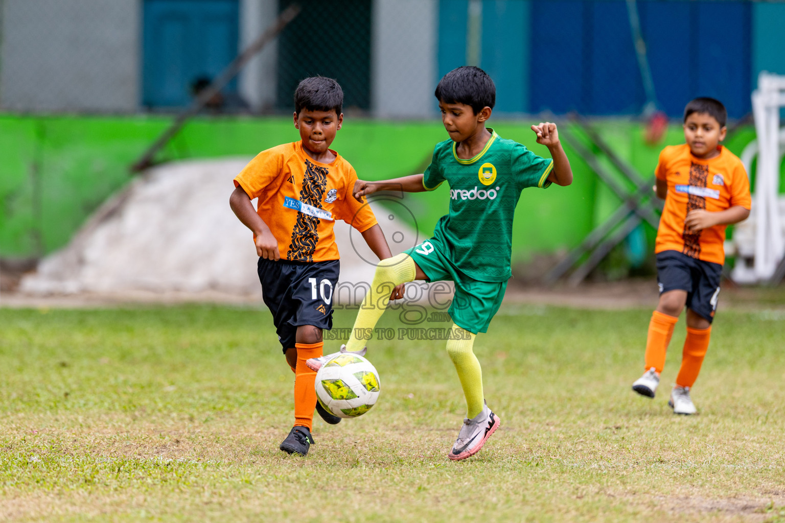 Day 1 of MILO SVAM Juniors 2025 (U-8) was held at Henveiru Stadium in Male', Maldives on Thursday, 26th June 2025. 
Photos: Hassan Simah / images.mv