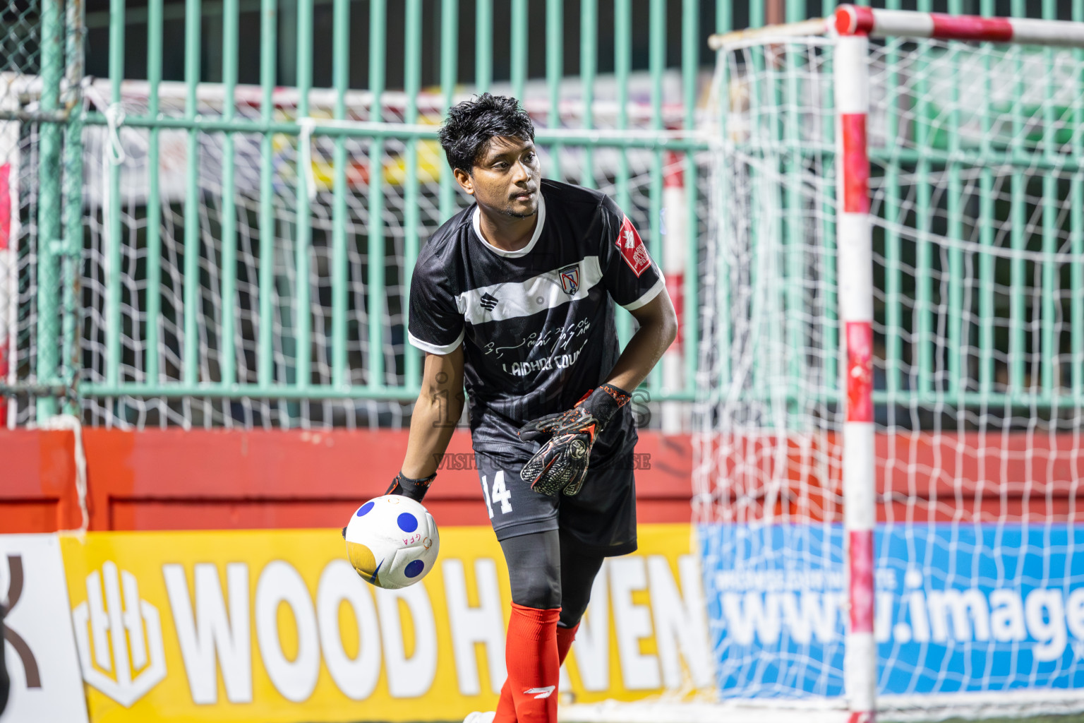 HDh Nellaidhoo vs HDh Kumundhoo in Day 1 of Golden Futsal Challenge 2025 on Sunday, 5th January 2025, in Hulhumale', Maldives
Photos: Ismail Thoriq / images.mv