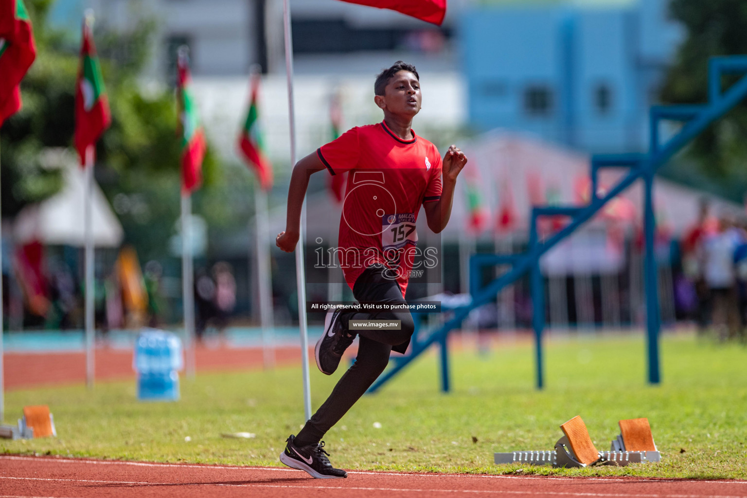 Day 2 of Inter-School Athletics Championship held in Male', Maldives on 24th May 2022. Photos by: Maanish / images.mv