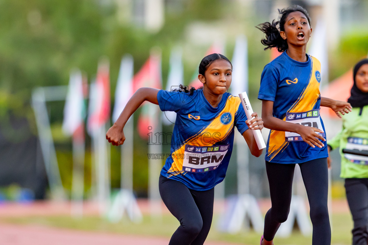 Day 4 of MWSC Interschool Athletics Championships 2024 held in Hulhumale Running Track, Hulhumale, Maldives on Tuesday, 12th November 2024. Photos by: Nausham Waheed / Images.mv