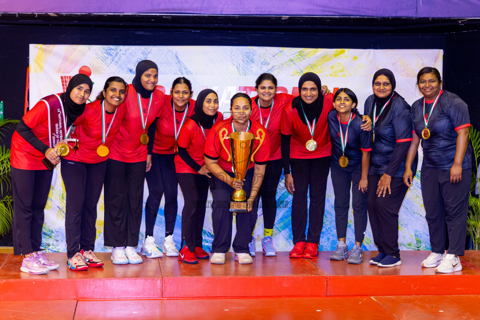 Closing ceremony of National Netball Tournament 2025 held in Social Center at Male', Maldives on Thursday, 29th May 2025. Photos: Nausham Waheed / images.mv